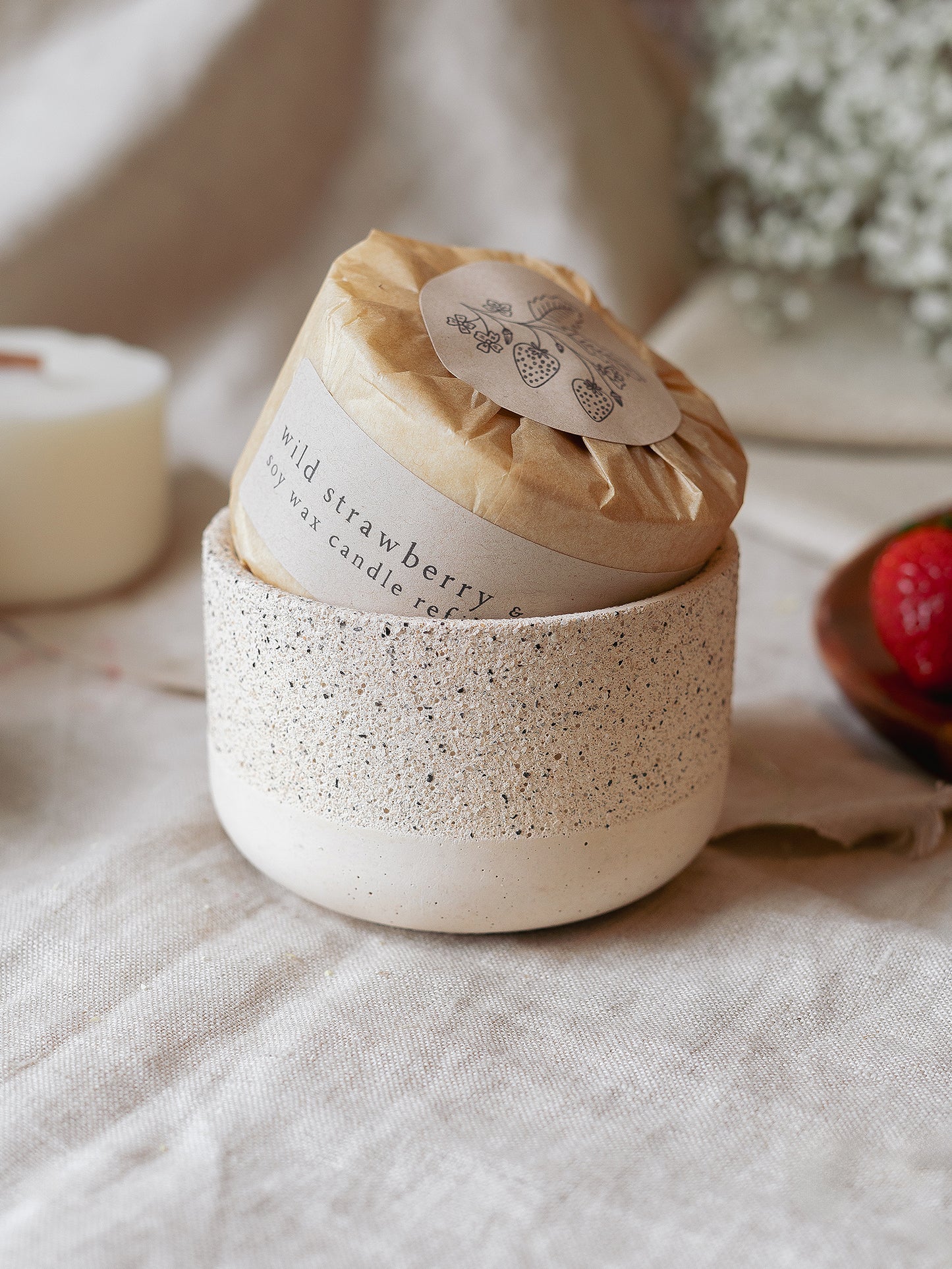 Candle Refill - Wild Strawberry & Vanilla