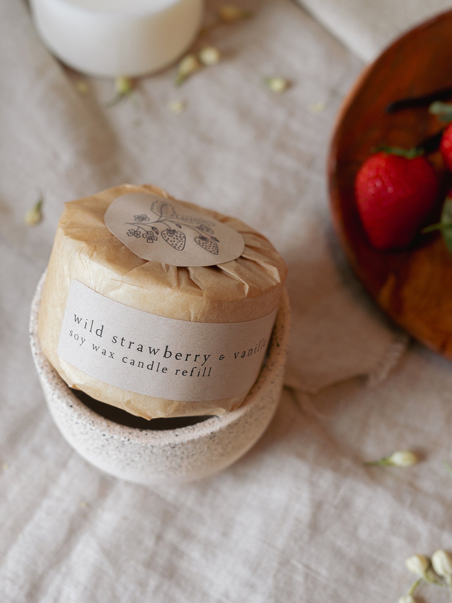 Candle Refill - Wild Strawberry & Vanilla