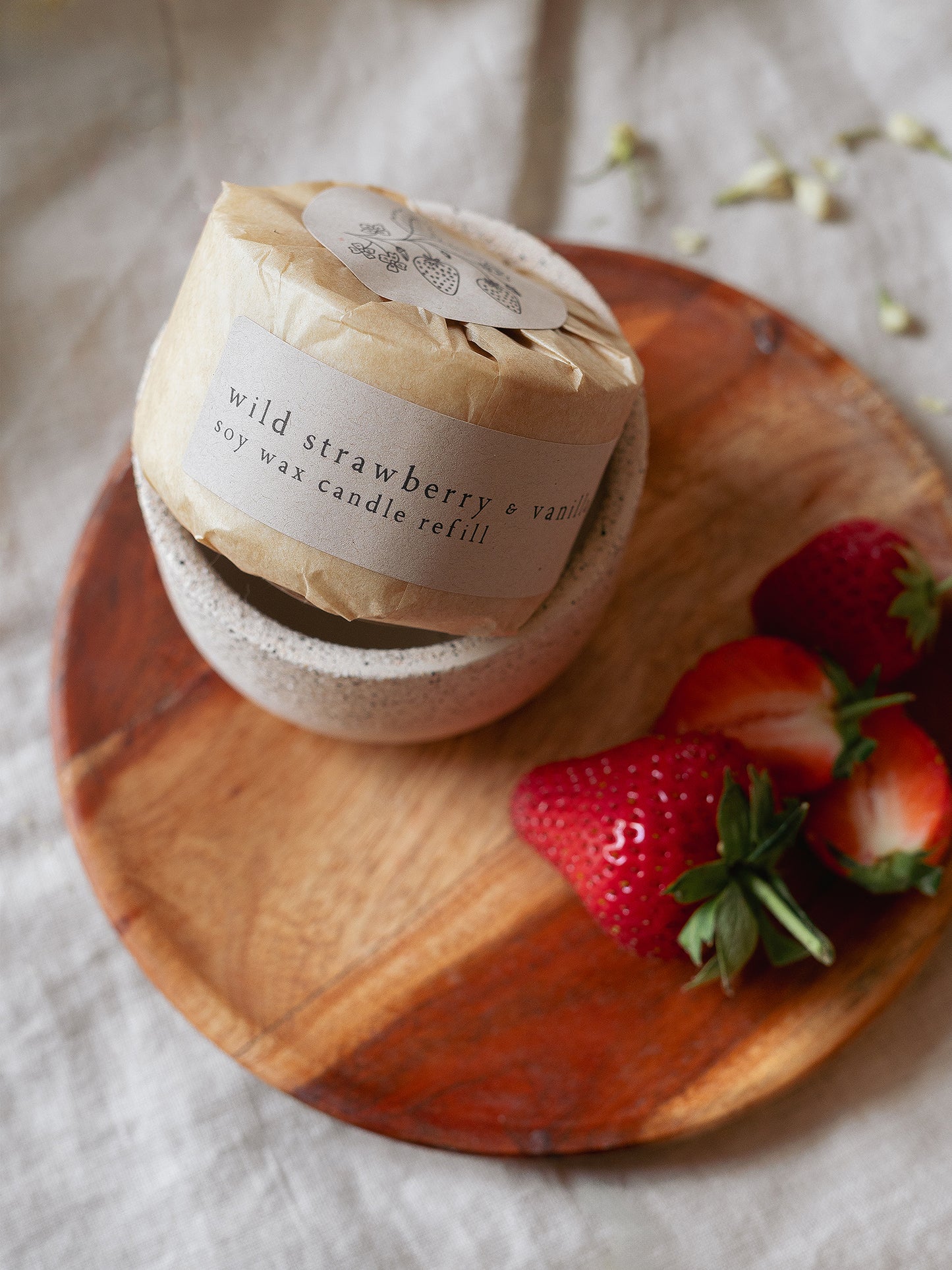 Candle Refill - Wild Strawberry & Vanilla