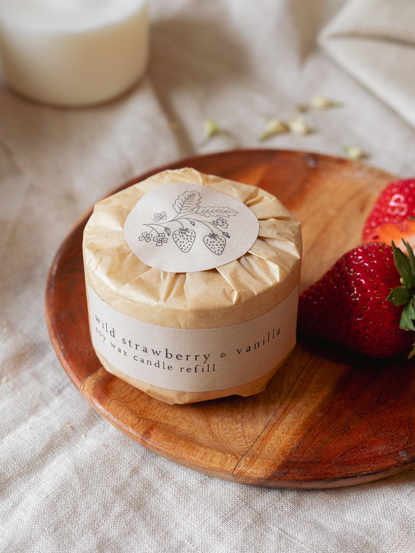 Candle Refill - Wild Strawberry & Vanilla