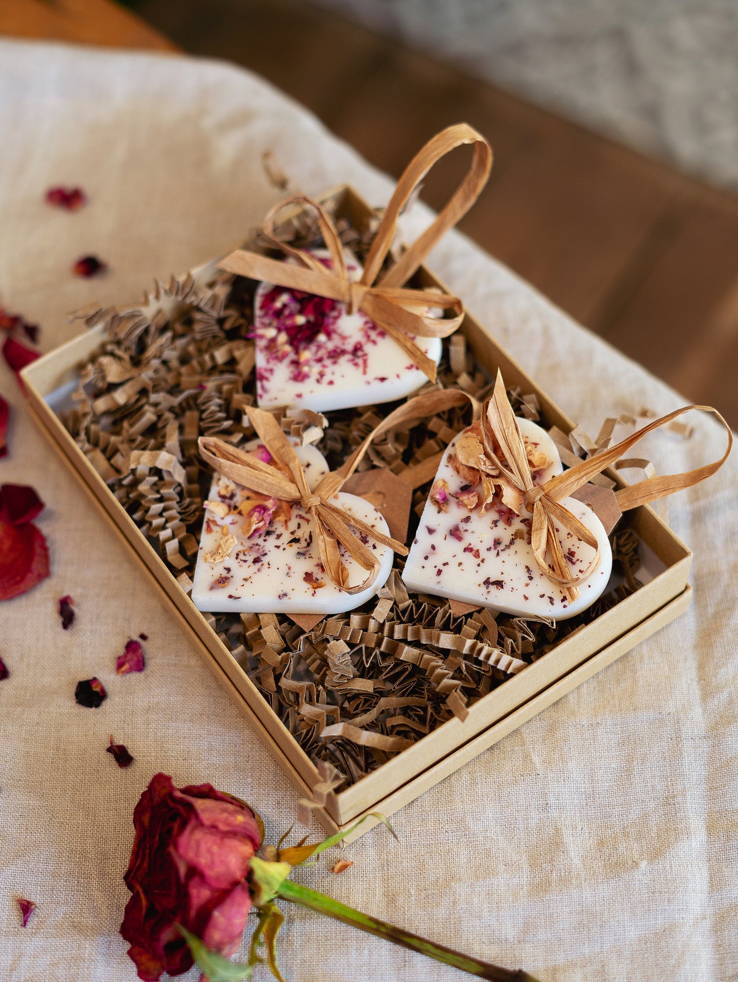 Set of Soy Wax Valentines Decorations
