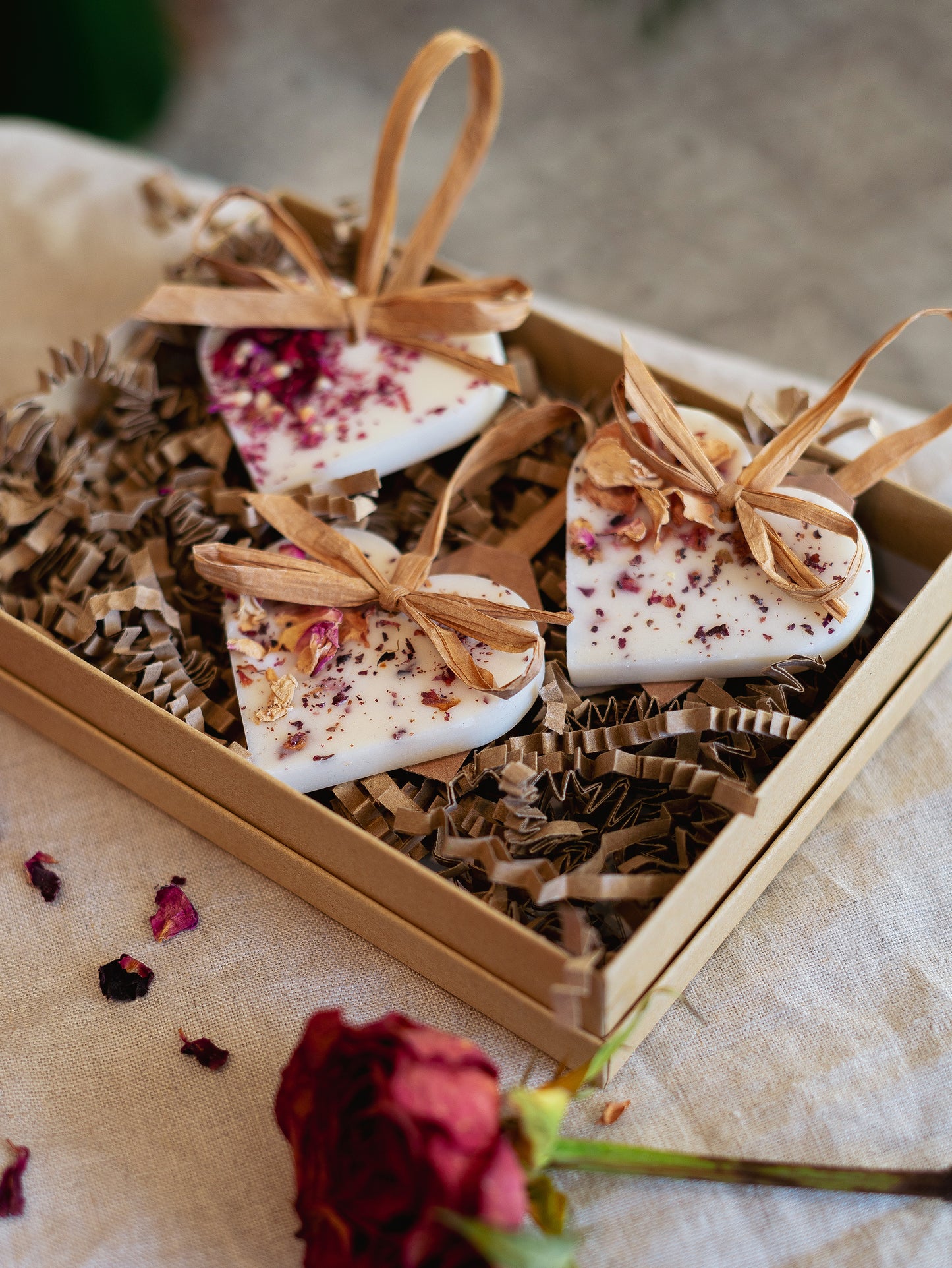 Set of Soy Wax Valentines Decorations