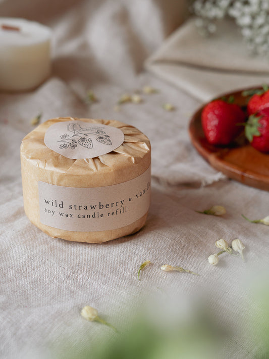 Candle Refill - Wild Strawberry & Vanilla