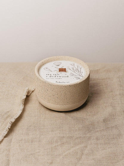 Sea Salt & Driftwood Soy Wax Candle