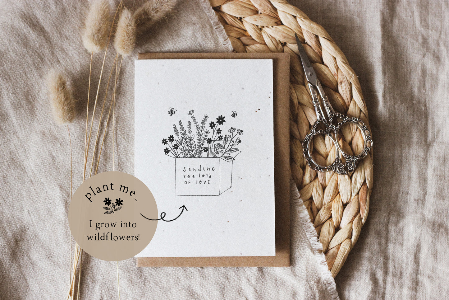 Sending Love Wildflower Plantable Seed Card