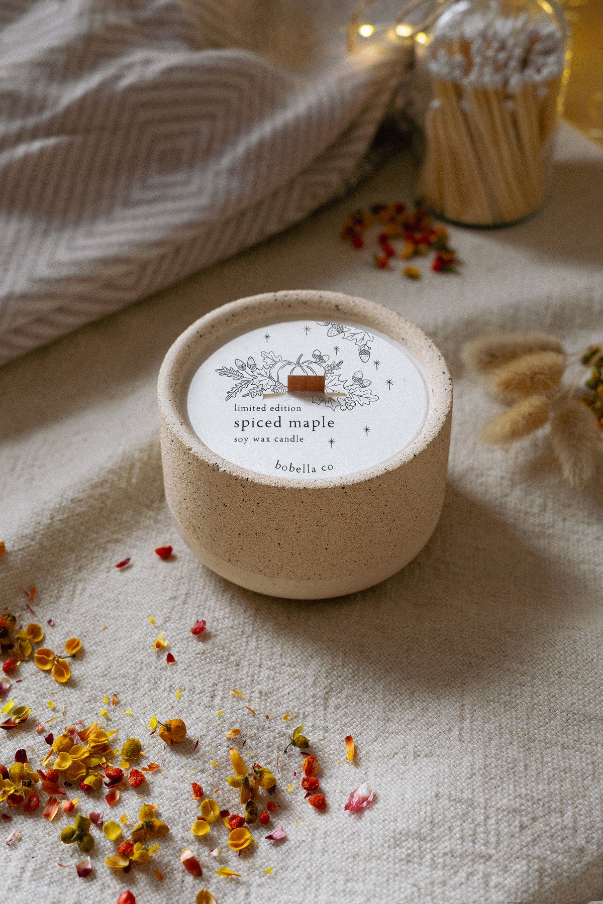 Spiced Maple Soy Wax Candle