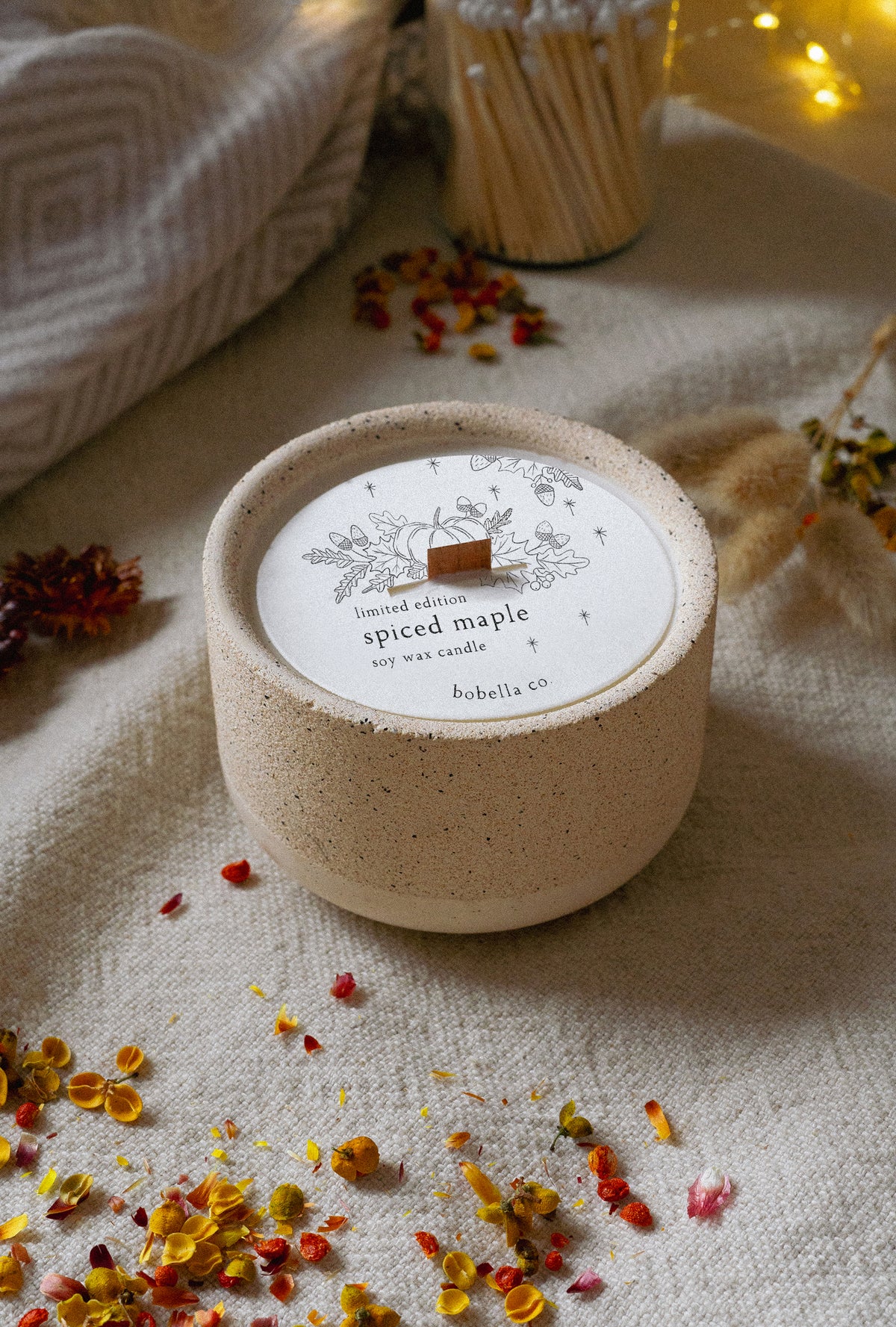 Spiced Maple Soy Wax Candle