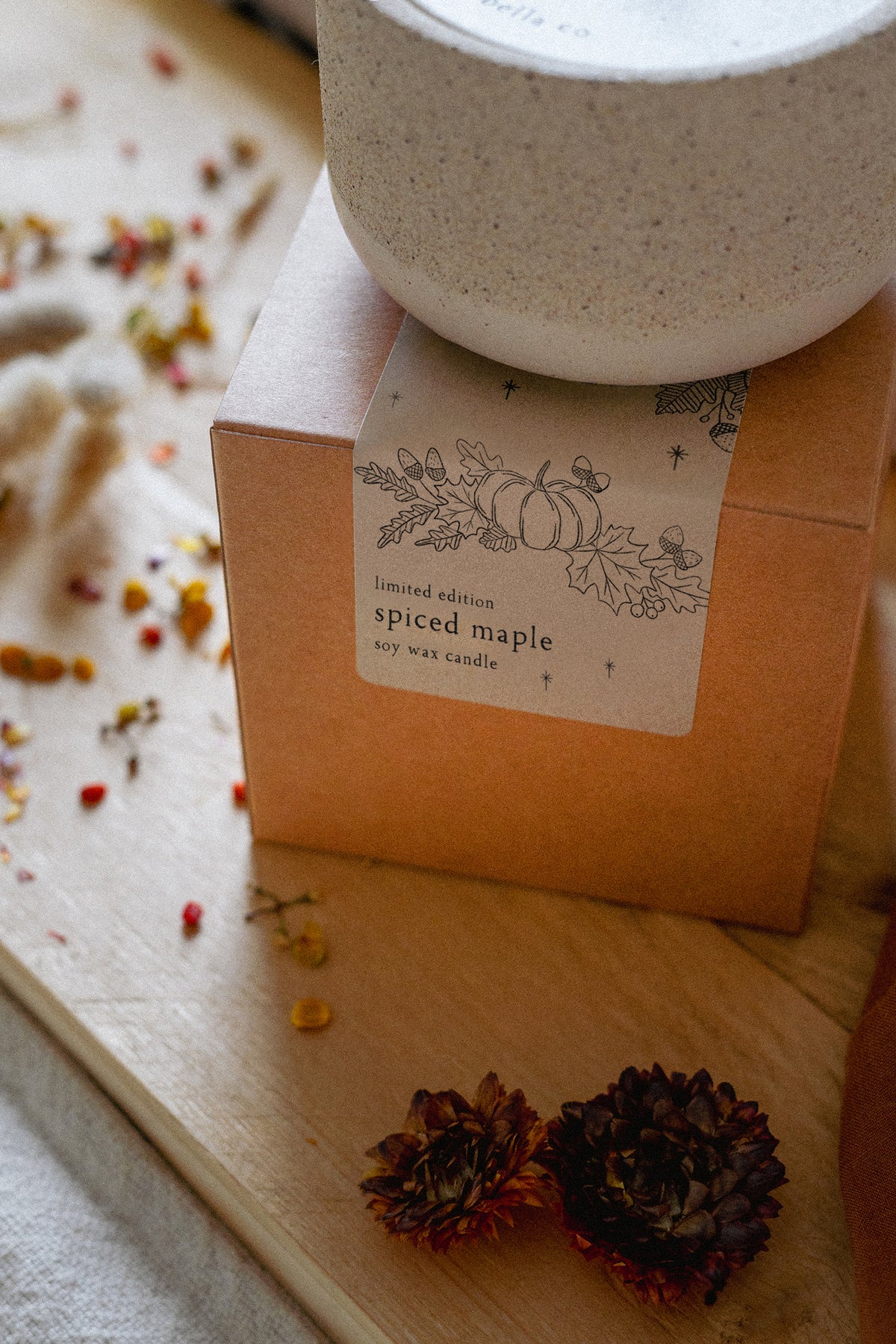 Spiced Maple Soy Wax Candle